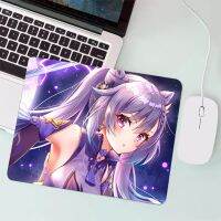 Genshin Impact Keqing Small Gaming Mouse Pad Gamer Keyboard Mousepad Computer Mouse Mat Laptop Carpet Anime Mause pad Desk Mat