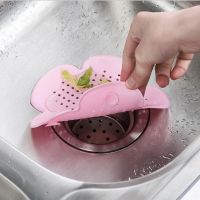 Silicone Anti-blocking Floor Drain Sucker Sewer Outfall Strainer Kitchen Sink Filter Hair Stopper &amp; Catcher Bathroom Accessories Dishracks Sink access