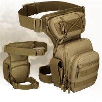 Men Leg Bag Waist Bag Utility Belt Pack Pouch Adjustable Hiking Male Hip Motorcycle Bags Military Tactical Waist Bag Running Belt