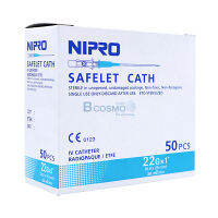 I.V. CATHETER NIPRO 22G x 1″ 1 กล่อง มี 50 ชิ้น