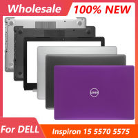 ใหม่สำหรับ Inspiron 15 5000 5570 5575แล็ปท็อปหน้าจอ LCD ปกหลังด้านหน้าด้านล่างฝาครอบ15.6นิ้ว