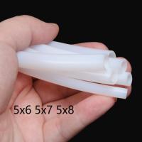 ท่อ Ptfe สีขาวนม5มม. 5X6 5X7 5X8ท่อ Ptfe ท่อโพลีเอทิลีนทนความร้อนการกัดกร่อน F4