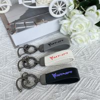 For Yamaha MT07 MT-07 MT 07 2014-2021 2022 Motorcycle Accessories Top Quality Leather Keychain Custom Pattern