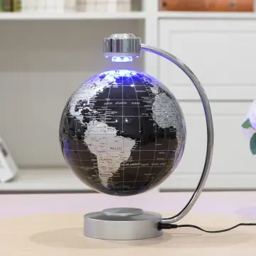 Magnetic Levitating Globe with LED Light; Cool Tech Gift for Men Father  Boys; Birthday Gifts for Kids; Floating Globes World Desk Gadget Decor in