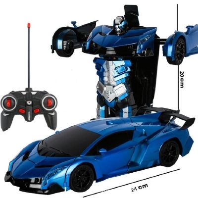 118 Rc Transformer รถ2 In 1 Transformation Robots รุ่นรีโมทคอนลรถแข่งของเล่นต่อสู้ของเล่นของขวัญเด็กวันเกิด Toy