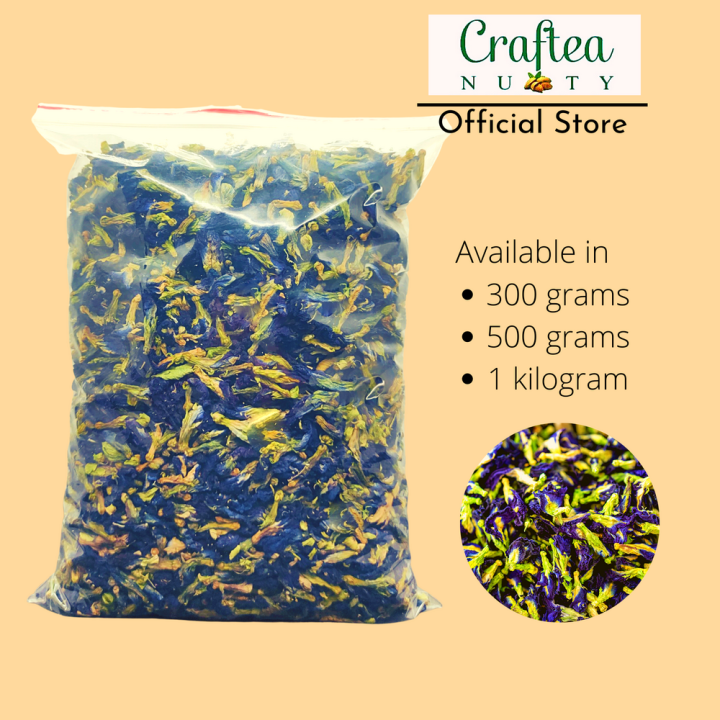 Wholesale Dried Butterfly Pea Tea Blue Ternatea bulk pack 300 grams