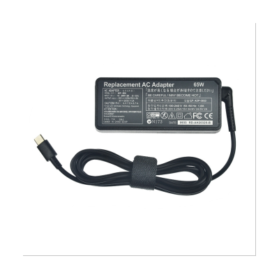 20V 3.25A 65W Power Adapter Type C Laptop Power Adapter for Lenovo Asus HP Dell Xiaomi Huawei