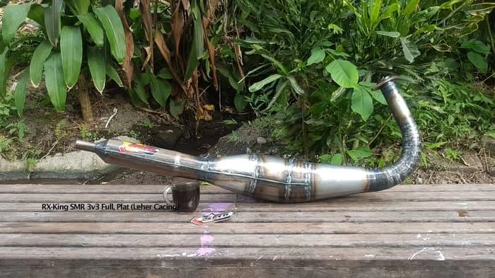 Knalpot Smr Rx King Tipe Kolong V Full Plat Leher Cacing Lazada Indonesia