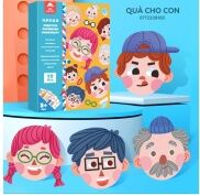 Bộ Thủ Công Dán Đĩa Giấy Cho Bé Sáng Tạo