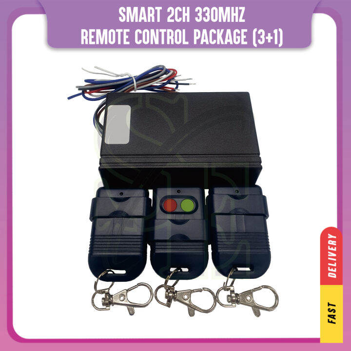 Autogate, Alarm, Door Access Remote Control Package Set 2CH 330mhz (DIP ...