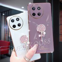 2023เคสโทรศัพท์ใหม่สำหรับ Realme11 RealmeC51 Realme 11 C51 NFC 4G 5G ปลอกโทรศัพท์มือถือกับสีชมพูสีขาวน่ารักอมยิ้ม Softollipop ฝาหลังป้องกัน