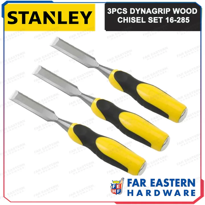 STANLEY DynaGrip Wood Chisel 3pcs Set 1/2