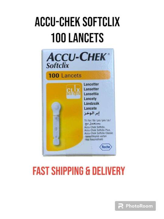 Accu Chek Softclix Lancets 100s, 100 Authentic Roche, compatible for
