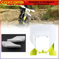 Motocross Enduro Headlight Cover Supermoto Handguard Hand Protector For Husqvarna TEFE 125-501 TC 250 FC FX 350450 TX 300