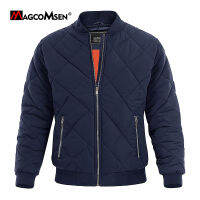 MAGCOMSEN FallWinter Lelaki Jaket เสื้อนักบินเสื้อเบสบอลความร้อน