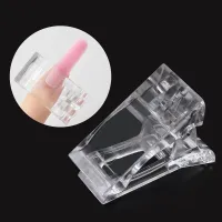 1Pcs Plastic Nails Mold Holder Fashion Transparent Nail Clips Accessories 2023 Extend the Glue Shaping Clip All for Manicure Adhesives Tape