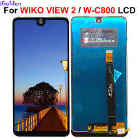 สำหรับ Wiko ดู2วัตต์ C800จอแสดงผล LCD ที่มีหน้าจอสัมผัส Digitizer อุปกรณ์ศัพท์มือถือสำหรับ Wiko ดู2จอแอลซีดี WC800จอแสดงผล Lcd