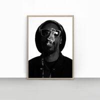 Snoop Dogg Poster Print, Hip Hop Gangster Rap, Wall Art, Hip-Hop Rapper, Music Legend, Fashion Décor Black White Print