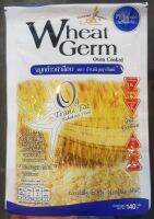 Wheat Germ  " No Sugar " จมูกข้าวสาลีอบ " ไม่มีน้ำตาล " ขนา่ด 140 กรัม ++ เป็นแหล่งโปรตีนจากพืชชั้นดี หร้อมด้วยไฟเบอร์ และไขมันที่ดีต่อสุขภาพ ++