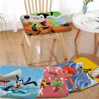 【LZ】 Disney Goofy Happy Dog Four Seasons Seat Cushion Office Dining Stool Pad Sponge Sofa Mat Non-Slip Chair Cushions