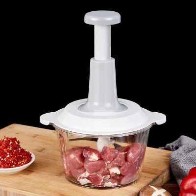 【CC】✗▫◇  Manual Vegetable Garlic Masher Meat Grinder Food Crusher Hand Pressure