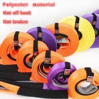 5m 5Tons Heavy Duty Car Road Recovery Tow Strap Towing Ropes with 2 Tow Hooks Car Accessories Styling Car Towing Ropes