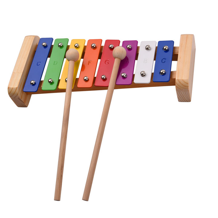 wood-pine-xylophone-8-note-c-key-percussion-toddle-kid-musical-toy