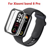 、‘】【【 Anti-Scratch Protective Case+Screen Protector Suitable For Band8  Cover 9H Tempered Glass Film Smartwatch Hard