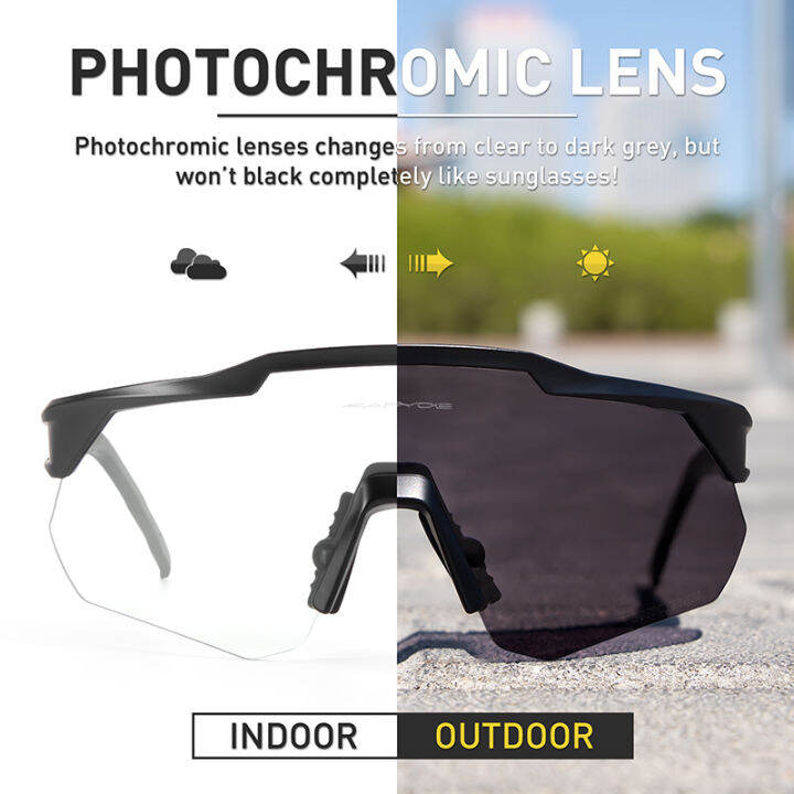 kapvoe-photochromic-แว่นกันแดดขี่จักรยานแว่นตา-p-olarized-mtb-แว่นตาผู้หญิงกลางแจ้งจักรยานกีฬาผู้ชาย-uv400ขี่จักรยานแว่นตา