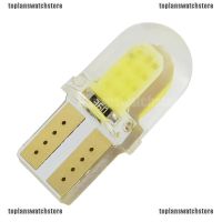 หลอดไฟ LED ติดป้ายทะเบียนรถ T10 194 W5W COB 10 ชิ้น