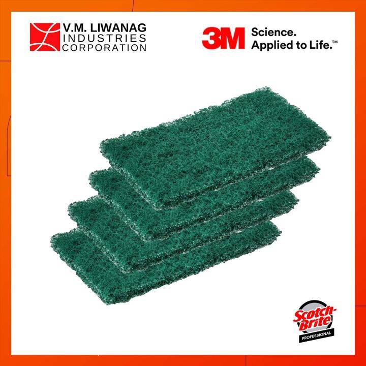 3M Scotch Brite General Purpose Scouring Pad 105 4pcs/pack Lazada PH