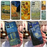 Van Gogh Oil Painting Case For OPPO Find X5 Pro X3 Lite A15 A16 A52 A72 A5 A9 A31 A53 A83 A93 A94 A74 A54 Cover Drawing Painting Supplies