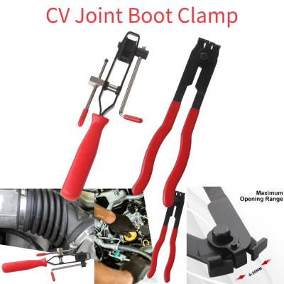 CV Joint Boot Clamp คีมเหล็กยางหู Clamps ขนาดเล็กขนาดใหญ่ CV Clamp เครื่องมือไดรฟ์เพลารถ Joint Binding Trunk Axle Clamp เครื่องมือ
