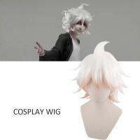 White Cosplay Wig Danganronpa Komaeda Nagito Halloween Dress Party Up S9A1