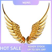 WJINS 1คู่รถ Auto รถจักรยานยนต์ Body Sticker 3D Eagle Angel Wings Badge Metal decals