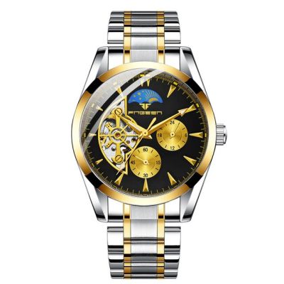 Relogio Masculino Hodinky ชายนาฬิกาข้อมือกลไกอัตโนมัตินาฬิกาข้อมือธุรกิจแบรนด์นาฬิกาหรูหราของผู้ชาย