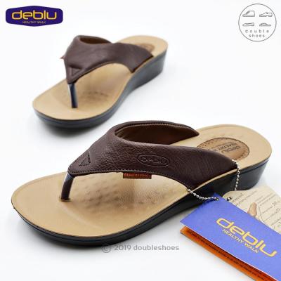 Deblu รองเท้าเพื่อแตะสุขภาพ แบบหนีบ ผู้หญิง รุ่น L8626 สีน้ำตาล ไซส์ 36-41