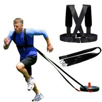 （A New Well Sell ） PowerStrength Weighting Training Straps Sled Belt Harness Pull RopeVest Equipment