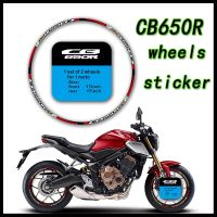 CB650R Motorcycle Accessories Wheel Stripes Sticker Rim Hub Reflective Decals For HONDA CB 650 R RED BLUE Yellow White