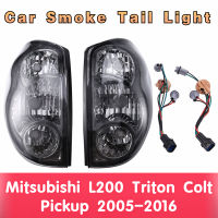 ZR สำหรับรถมิตซูบิชิ L200ไทรทันโคลท์ปิ๊กอัพ2005-2016รถไฟท้ายควันด้านหลังอุปกรณ์ตกแต่งรถยนต์ไฟเบรคพร้อมสายอะไหล่