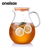 ONEISALL 2800ml Bình thủy tinh Trong suốt Nước thủy tinh Bình đựng nước ép