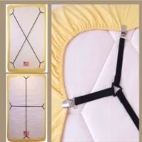 Sofa Cushion Elastic Band Belt Triangle Elastic Suspenders Bed Corner Holder Straps Fixing Slip Resistant Clip Gripper Holder