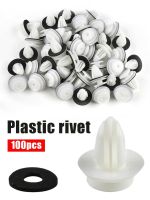 100pcs Auto Fastener Clips Trunk Screw Rivets Set Car Bumper Fender Trim Plastic Mixed Car Clips Interior Parts