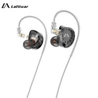 FAAEAL Lafitear หูฟังอินเอียร์ LF4,หูฟัง1DD + 3BA หูฟังเพลง HIFI โลหะหูฟังพร้อมไมค์หนักสำหรับการเล่นเกมกีฬาวิ่งหูฟัง IEM หูฟังตัดเสียงรบกวนที่ถอดออกได้สำหรับ Xiaomi Huawei มือถือแอนดรอยด์ IOS MP3เครื่องเล่น MP4คอมพิวเตอร์แท็บเล็ตแล็ปท็อป