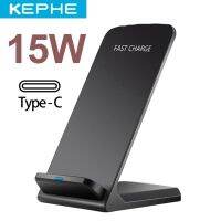 15W Wireless Chargers Qi Fast Wireless Charging Stand with USB-C Port  for iPhone 12 /11 Pro Max/XR/XS/X/SE/8  S20-S8 Google  LG