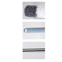 250cm Feather Duster Household Cleaning Tool Roof Ceiling Spider Web Ash Artifact Dust Gray-White Gray