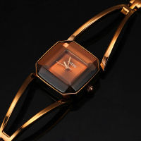 KIMIO nd Luxury Womens Quartz Watches Waterproof Stainless Steel Hollow Square celet Ladies Watches montre femme