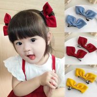 【YF】❂♛▽  2 Pcs/Set Korean Children Bow Headdress Hair Barrettes Card Issuance Side  Hairpins Fashion Accessories