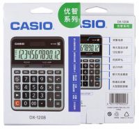 Casio เครื่องคิดเลข ตั้งโต๊ะ รุ่น DX-120B (Black)