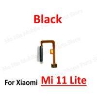 【☑Fast Delivery☑】 anlei3 สำหรับ Xiaomi Mi 11 Lite Touch Id ลายนิ้วมือเซนเซอร์สายเคเบิลงอได้ปุ่มเปิด/ปิดที่บ้าน